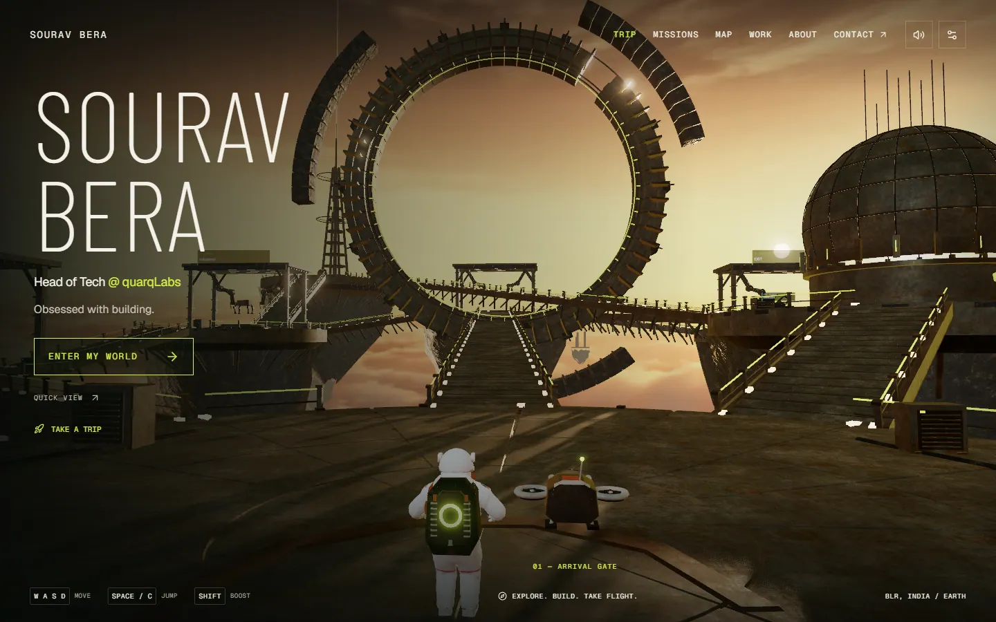 Homepage preview of Sourav Bera